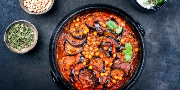 Tocăniță libaneză de vinete