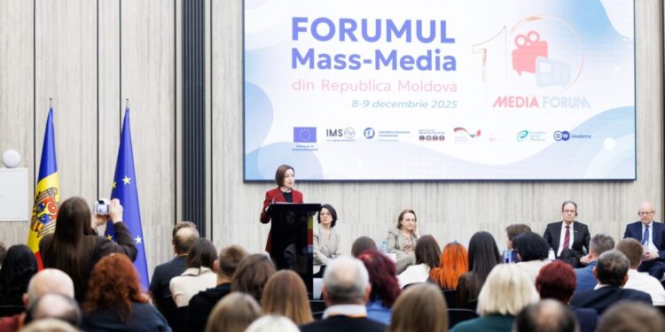 Președinta Maia Sandu a participat la Forumul Mass-Media