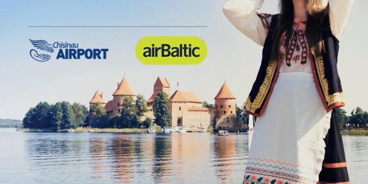 airBaltic lansează o rută directă Chișinău – Vilnius din 1 aprilie 2026