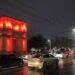 Arcul de Triumf din Chișinău, iluminat în roșu de Anul Nou Chinezesc