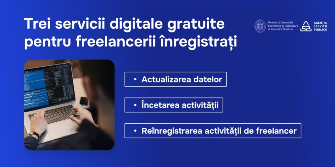 Freelancerii din Moldova pot accesa gratuit trei servicii digitale noi pentru gestionarea activității online