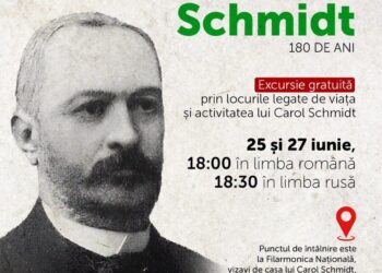 Municipiul Chișinău comemorează 180 de ani de la nașterea lui Carol Schmidt
