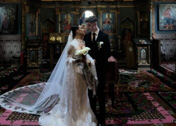 O zi de poveste pentru Olga Verbițchi: imagini de la nunta artistei