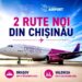 Wizz Air lansează două rute noi din Chișinău: Brașov și Valencia