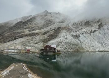 Prima zăpadă la Bâlea Lac: -2°C
